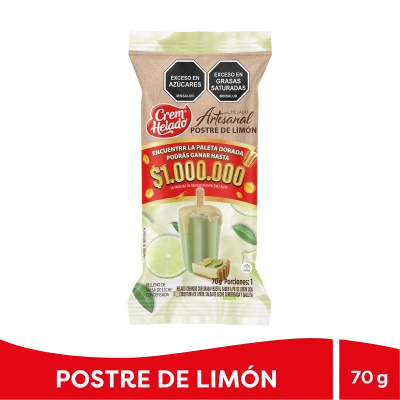 Helado Artesanal Postre limón - Encuentra la paleta Dorada