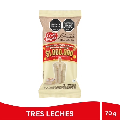 Helado Artesanal Tres Leches - Encuentra la paleta Dorada