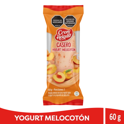 Helado CASERO Yogurt Melocotón