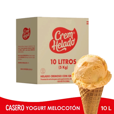 Tarro x10L Casero Yogurt Melocoton