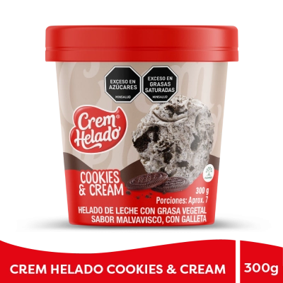 Vaso Medio Litro Cookies & Cream