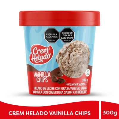Vaso Medio Litro Vainilla Chips Chocolate