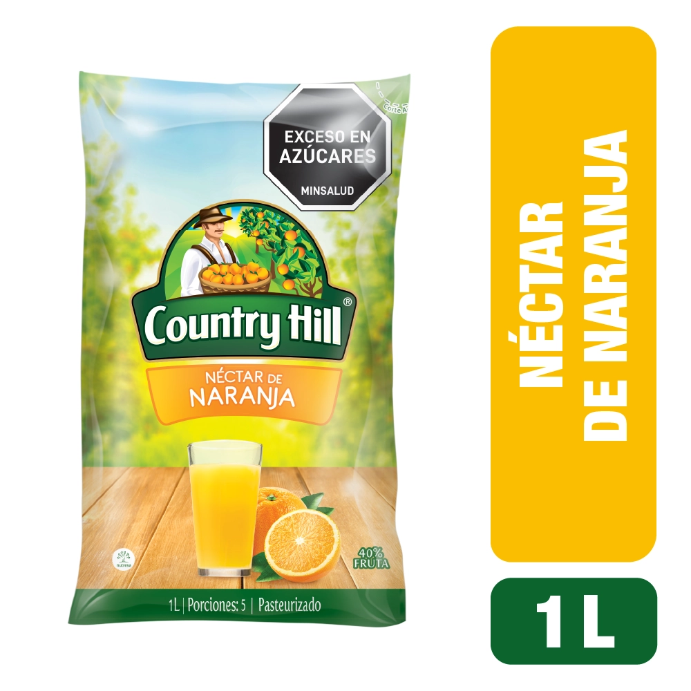 Bolsa 1L Nectar de Naranja Country Hill B.T