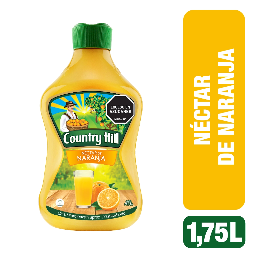 Garrafa 1. 75L Nectar de Naranja Country Hill T.V