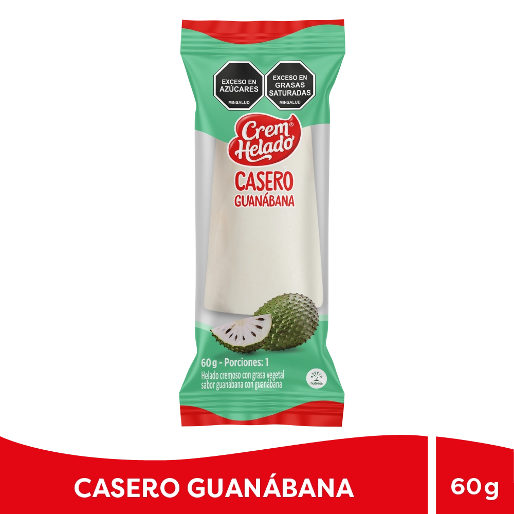 Helado Casero Guanabana