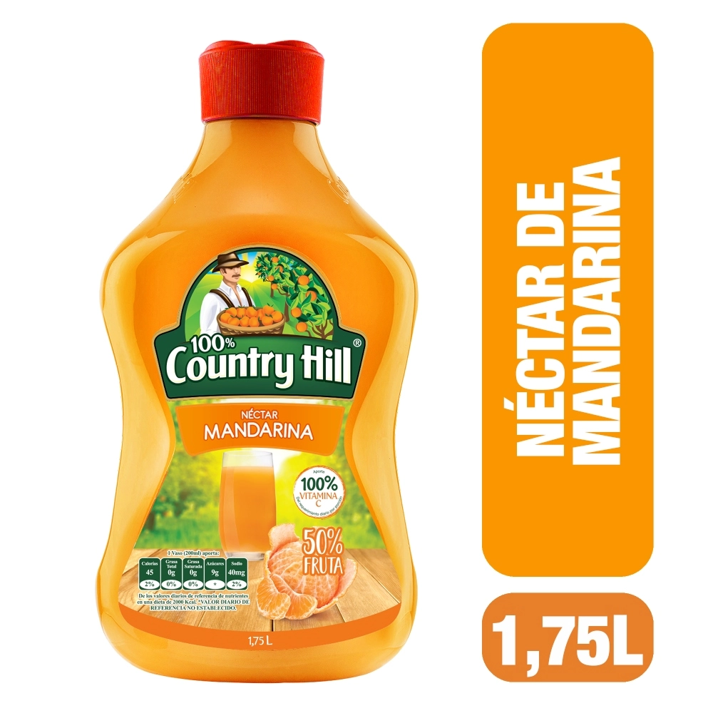 Nectar Country Hill Mandarina  Garrafa 1.75 Litro
