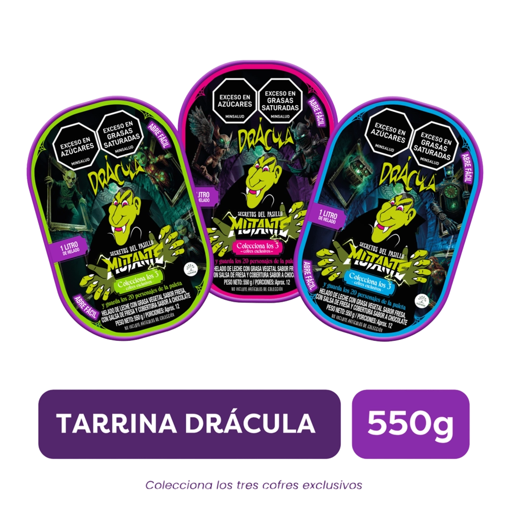Tarrina DRACULA 2026 x 550g
