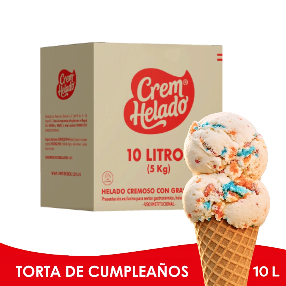 Tarro 10L Torta de Cumpleaños