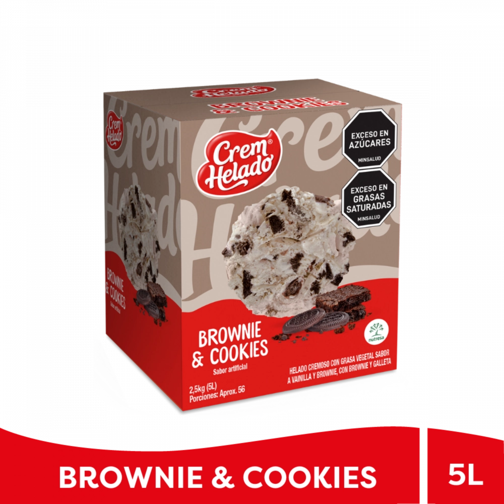 Tarro x 5 Litros Brownie & Cookies
