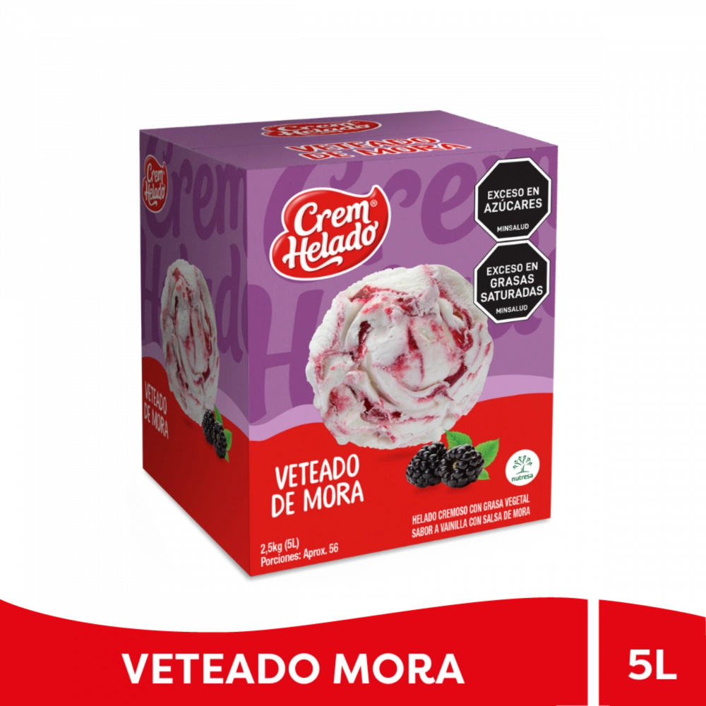 Tarro x 5 Litros Veteado Mora