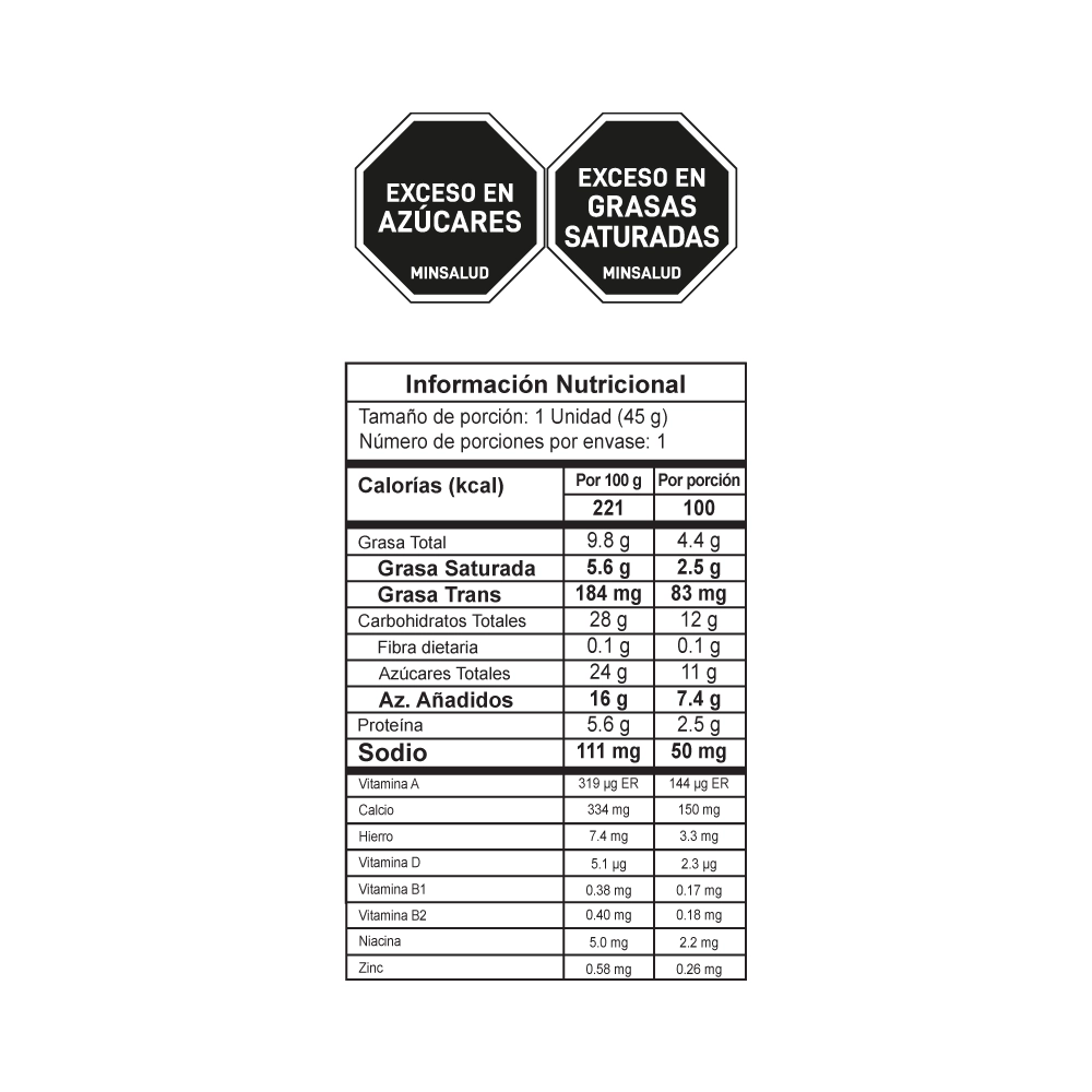 Vaso CHOCOLISTO fresa x 45g x 60un