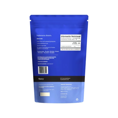 Creatina Monohidratada Savvy