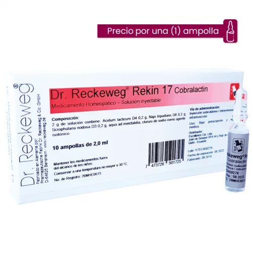 Dr Reckeweg Rekin 17 Cobralactin