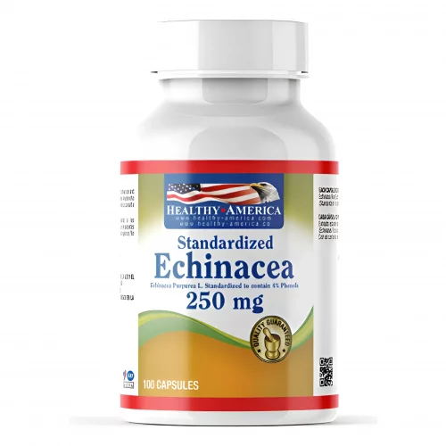 Echinacea 250mg 100 Cápsulas Healthy America