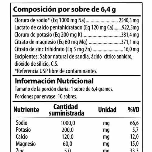 SEAESSENS CAJA X10 SOBRES SABOR SANDIA NUTRABIOTICS