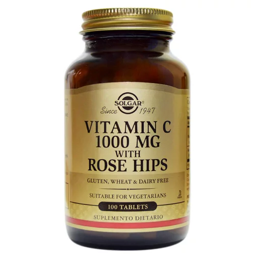 Vitamina C 1000 mg con Rose Hips