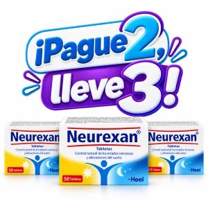 Combo Neurexan Tabletas Pague 2 Lleve 3