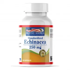 Echinacea 250mg 100 Cápsulas Healthy America
