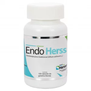 ENDO HERSS Extracto de Ajo Ultra Concentrado (1500 mg en cada Soft Gel). Frasco x100 Soft Gel