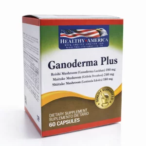 Ganoderma Plus 60 Cápsulas Healthy America