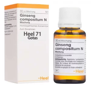 Ginseng Compositum Gotas Medicamento Homeopático