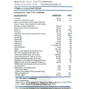 Hepmol (Hepamol) Suplemento con L glutation, colina