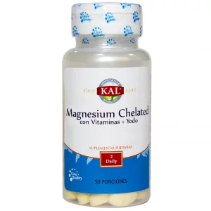 Magnesium Chelated con Vitaminas y Yodo Magnesio Quelado