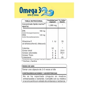Omega 3 y Vitamina E