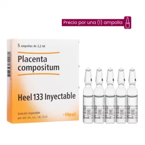 Placenta Compositum Ampolla Medicamento Homeopático