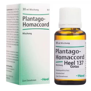 Plantago Homaccord Gotas Medicamento Homeopático