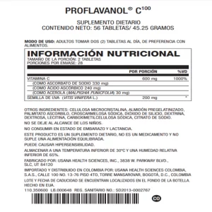 Proflavanol C100. USANA