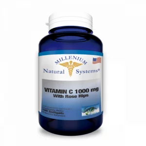 Vitamina C 1000 mg con Rose Hips x 100