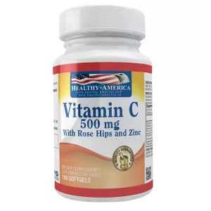 Vitamina C 500 mg con Rose Hips Zinc x 100
