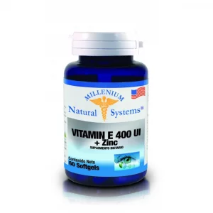 Vitamina E 400 UI y Zinc