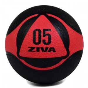 Balón Medicinal Ziva ZVO-CMMB-9060-R de 5KG Negro/Rojo