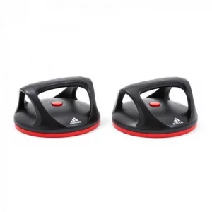Barras Adidas para Push Up Swivel ADAC-11401 Negro/Rojo