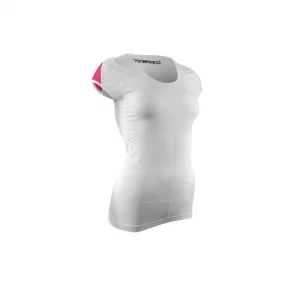Camiseta Blanca Trail Running V2 SS de Mujer Compressport T3