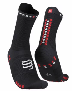 Medias Pro Racing Socks v4.0 Run High BLACK/RED