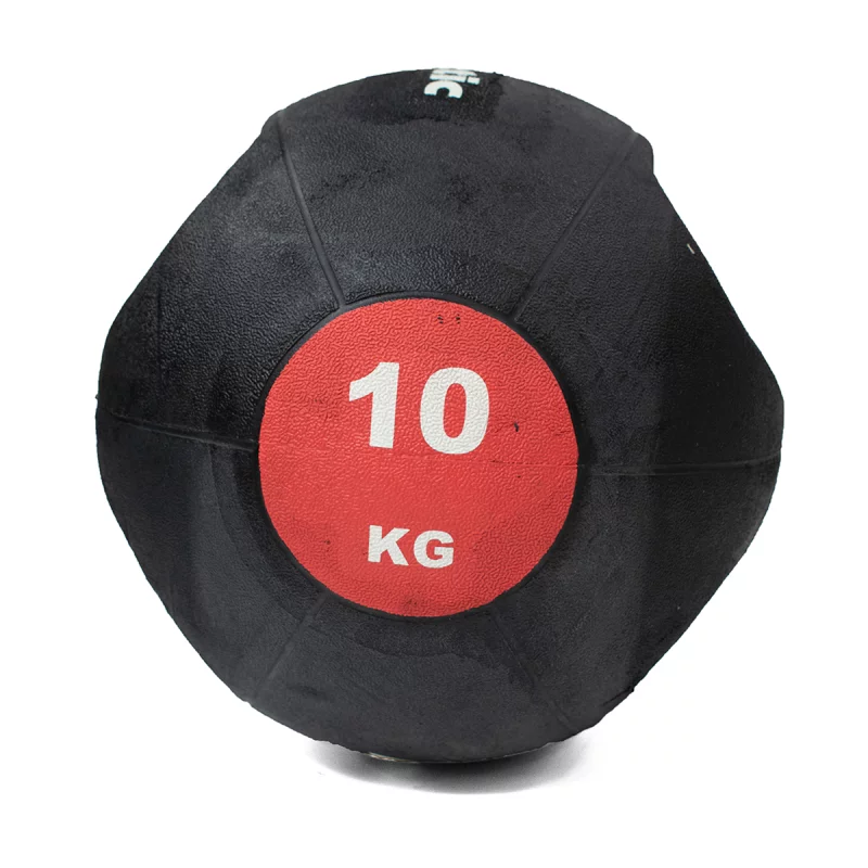 Balón Medicinal Athletic ATHBA-06 10 Kg Negro/Rojo PVC