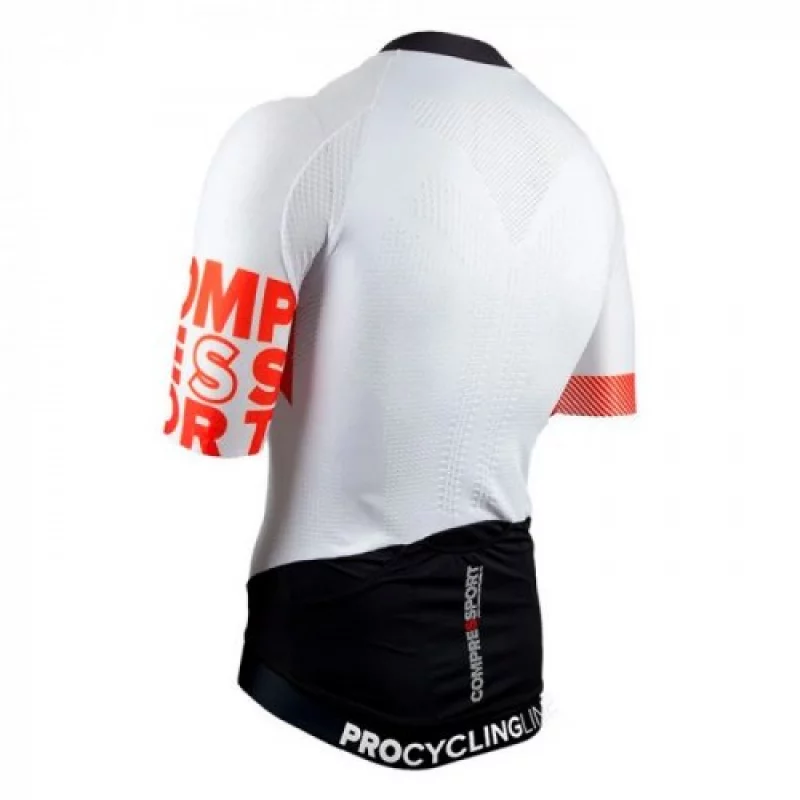 Camiseta De Ciclismo Hombre On/Off Maillot Blanca