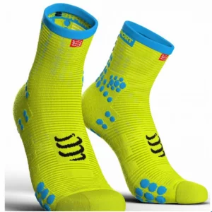 Compressport Pro Racing Socks V3.0 Run Hi Amarillo Fluo T4