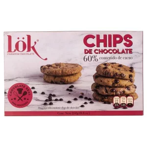 Chips Chocolate Lok 60% Cacao 250G
