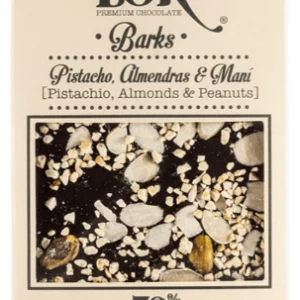 Chocolate LOK BARKS Pistacho Almendra y Maní 70% x 85g