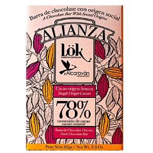 Chocolate Lok Cacao Arauca 78% Cacao 85G