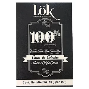 Chocolate Lok Cacao Dark 100% Cacao 85G