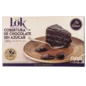 Cobertura Chocolate Lok 58% Cacao 250G