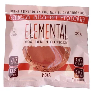 Galleta Elemental Moka Proteina 80G