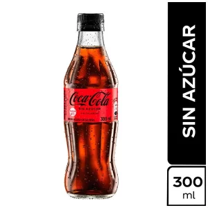 Gaseosa Coca Cola Zero 300Ml
