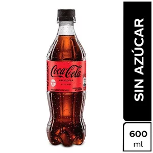 Gaseosa Coca Cola Zero 600Ml