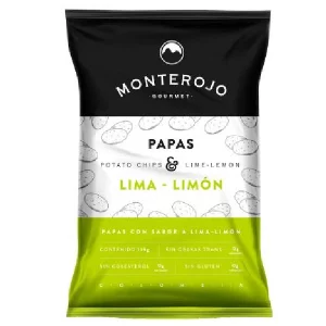 Papas Monte Rojo Lima Limon 115G